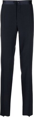 Side-Stripe Tapered-Leg Trousers