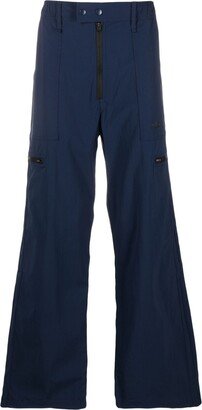 x Wales Bonner embroidered logo cargo tapered trousers