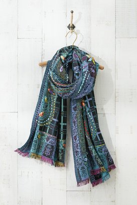 Women's River of Colors Scarf - Coastal Teal Multi