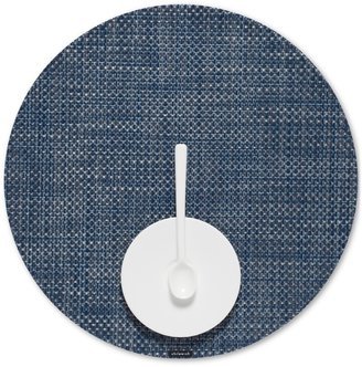 Basketweave Woven Vinyl Round Placemat