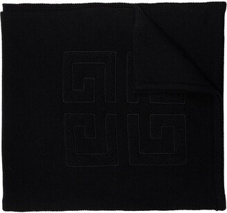 4G Logo Embroidered Scarf
