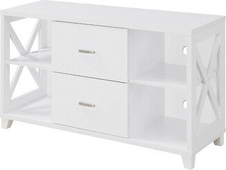 Oxford Deluxe 2 Drawers TV Stand for TVs up to 52 - Breighton Home