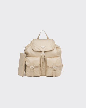 Re-nylon Medium Backpack With Pouch