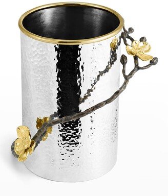 Gold Orchid Utensil Holder