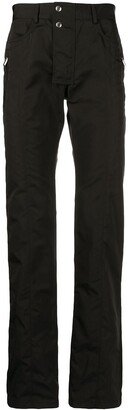 Slim-Fit Zip-Detail Trousers