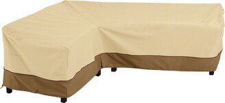 Veranda Water-Resistant 115 Inch Patio Left-Facing Sectional Lounge Set Cover