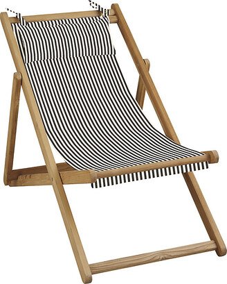 Classic Beach Folding Chair Robins Stripe Spa Sunbrella