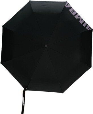 Bimba y Lola Logo-Print Telescopic-Handle Umbrella