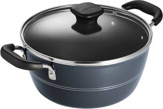 4.5qt Aluminum Non Stick Coverd Dutch Oven - Blue