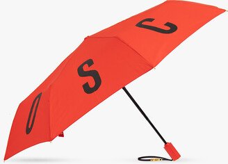 Folding Umbrella With Logo Unisex - Red-AB