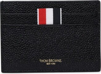 Logo Printed Stripe Detailed Card Holder