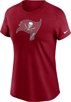 Women's Logo Essential (NFL Tampa Bay Buccaneers) T-Shirt in Red