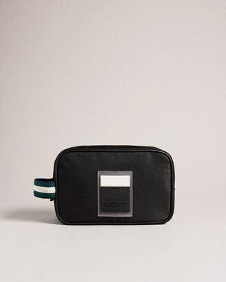 Nylon Washbag in Black