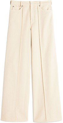 High-Rise Wide-Leg Jeans-AG