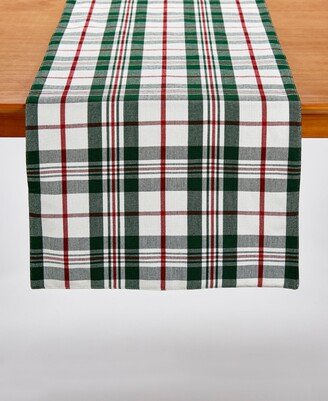 Tableau Holiday Plaid Table Runner, 72