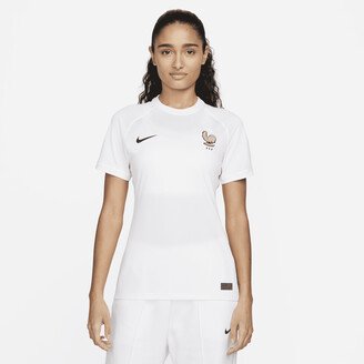 FFF 2022 Stadium Away Women's Dri-FIT Soccer Jersey in White