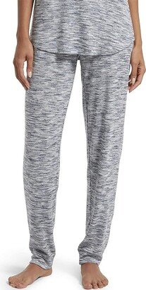 Womens Knit Long Pajama Sleep Pant With Cuffs (Total Eclipse - Space Dye) Women's Pajama