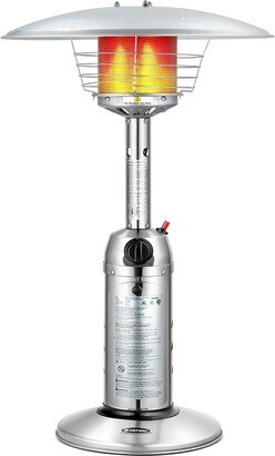 Patio Heater 11,000BTU Portable Tabletop Stainless Steel Standing Propane Heater