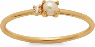 MADE BY MARY Petite Pearl Ring