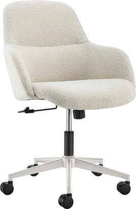 Mia Boucle Rolling Chair Cream