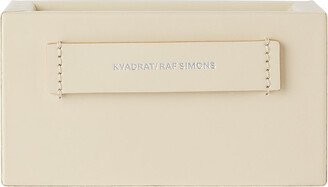 Kvadrat/Raf Simons Off-White Small Leather Accessory Box