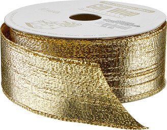 Ribbon Metallic Lame Wired Gold