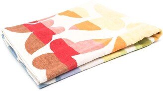 Butterfly-Print Cotton Beach Towel