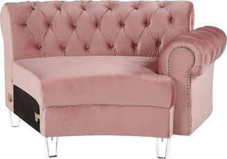 139 Ninagold Sectional Velvet Sofa