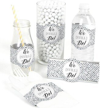 Big Dot Of Happiness We Still Do - Wedding Anniversary - Party Diy Wrapper Favors & Decor - Set of 15