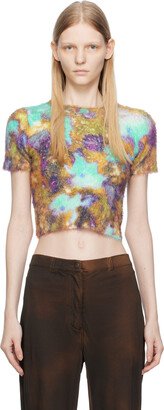 Blue & Purple Floral T-Shirt