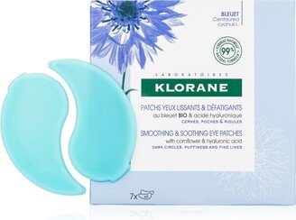 Smoothing & Soothing Eye Patches With Cornflower & Hyaluronic Acid, 7-Pk.