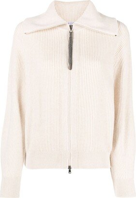 Monili bead-embellished cashmere jumper