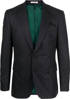 FURSAC Notched-Lapels Single-Breasted Blazer