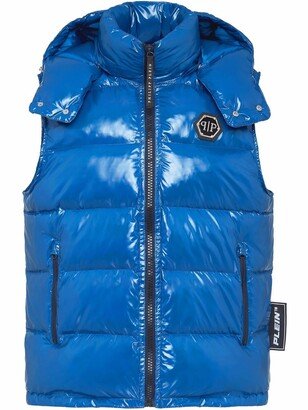 High-Shine Padded Gilet-AA