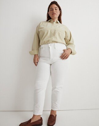 Plus Stovepipe Jeans in Pure White