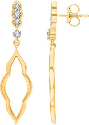 Kallati 14K 0.25 Ct. Tw. Diamond Drop Earrings