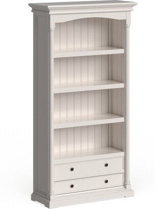 The Gray Barn Ora White Mahogany Bookcase