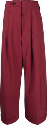 Hanbury high-rise wide-leg trousers