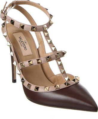 Rockstud Caged 100 Leather Pump-AI