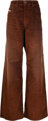 1996 D-Sire corduroy flared-leg trousers