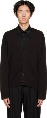 Black Y-Neck Cardigan-AA