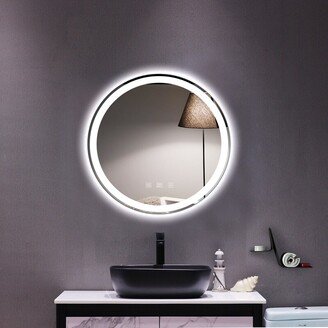 karlinc 20LED Bathroom Mirror, Tricolor Dimming, Brightness Adjustment - 20