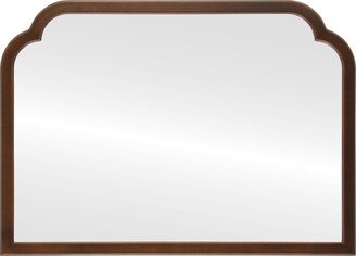 OVALCREST Mifflin Framed Mantel Mirror - Clover Cathedral - 38.4x27.4