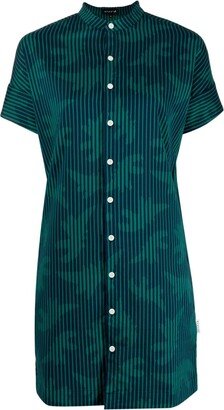 SPORT b. by agnès b. Striped Band-Collar Dress