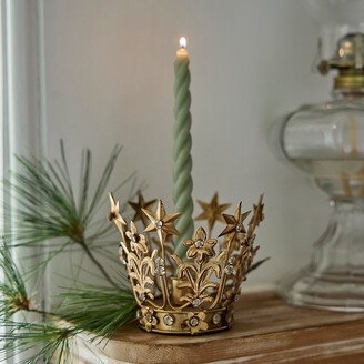 Starry Crown Taper Candle Holder