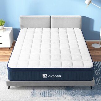 Avenco 12'' Pillow Top Medium Hybrid Mattress