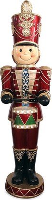 Fraser Hill Farms Indoor/Outdoor Oversized 5-Foot Drummer Boy Christmas Decor