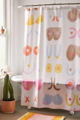 Rhianna Marie Chan For Deny You're The Tits Shower Curtain