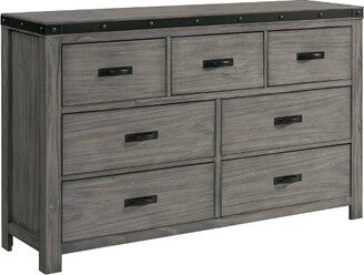 7 Drawer Montauk Dresser Gray