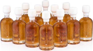 Escuminac Canadian Extra Rare Amber Rich Taste Maple Syrup, 100% Pure and Organic, 12 Packs x 50 ml